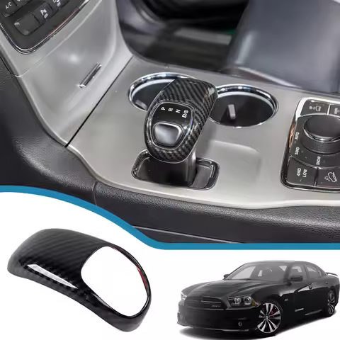 Car Gear Shift Knob Head Decoration Cover Stickers for Dodge Charger/Dodge Durango 2012 2013 2014 In