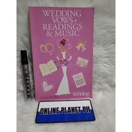 Wedding Vows, Readings & Music Book [Trade Paperback]