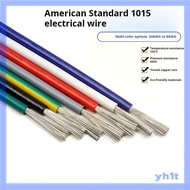 1015 American Standard Electronic Wire 24AWG 22AWG 20AWG 18AWG Tinned Copper Wire High Temperature R