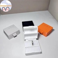 Strongaroetrtr 1Pcs CR2450/LR44 Button Battery Storage Case Organizer 10/20 Grids CR2032 Button Batt