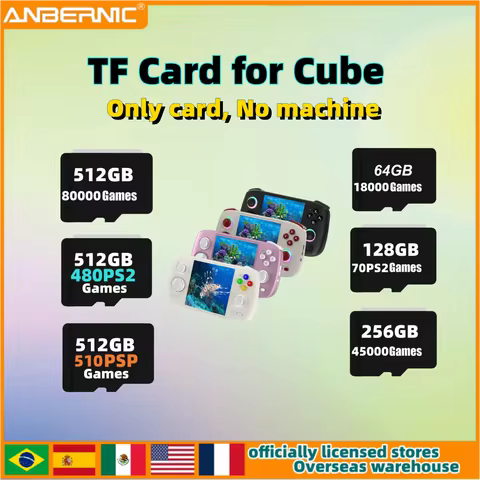 TF Card FOR ANBERNIC RG Cube Portable Handheld Game Memory Card SD Card Handheld Retro Video Game Pr