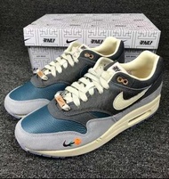 Kasina x Nike Air Max 1 SP won-Ang復古休閒跑步鞋 男女同款 灰藍 鴛鴦