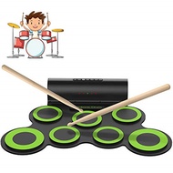 ORASANT Electric Drum Set, Roll Up Electronic Drum Set for Kids, Rechargeable Drum Pad Starter Pr...