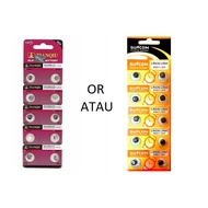 AG4 1.5V Alkaline, 10 pcs of LR626 Batteries Coin Battery Equivalent to:606, LR66, 376, GP376, GP177