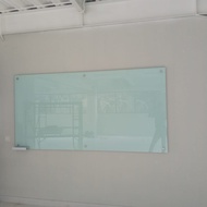 Whiteboard kaca magnet 120x60 cm glasboard 60x120 cm