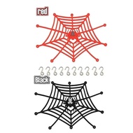 Silicone Car Roof Flexible Spider Web Style Baggage Net for 1/10 D90 SCX10 TRX-4 TRX4 RC Car Replace