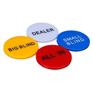 Dealer Chip Button, Big Blind, Small Blind, All In For Poker