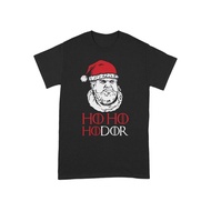 Funny Christmas Santa T-Shirt Ho Hodor Design Game Inspired Tee Xmas Holiday Shirt Unique Gift Ide