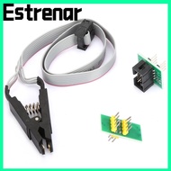 ESTRENAR Flash Chip IC Test Clip Adapter, with 2 Adapter Board SOIC / SOP Pin SOIC8 SOP8 Flash Chip 