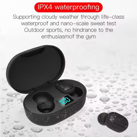 TWS E6S Wireless Bluetooth Earphones Stereo Sports Waterproof Earbuds Headphones Handfree LED Dispay