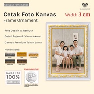 Print Photo Canvas Frame 10r - 20r Frame Ornament 3cm Aesthetic Size Variants Photo Frame Wall Decor