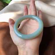 極品且末藍天空藍和田玉手鐲正裝特色手鐲圈口57平安喜樂萬事勝意