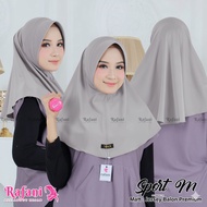 Instant Sports Hijab, Premium Syar'i Short Balloon Jersey Hijab