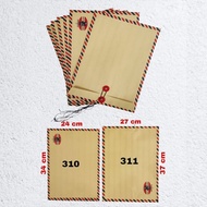CHOCOLATE ENVELOPE AIRMAIL/AMPLOP CHOCOLATE AIR MAIL TALI CONTENTS 10 PCS
