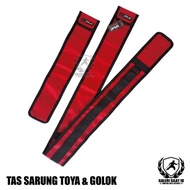 PREMIUM Berkah!!! 2 in 1 Tas Toya dan Golok IPSI Pencak Silat - Tempat Peralatan Silat - Sarung Toya