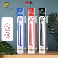 LONNGUVO 20pcs M&G Gel Pen Refill, AGR640K0 0.5mm Neutral Core,  Full Needle Stationery Smooth Writi
