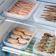 日式軟蓋不沾底魚肉大排保鮮盒冰箱培根密封冷藏盒春捲冷凍收納盒