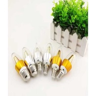 Candle Led Bulb Smd 5 Watt E14/E27 White Yellow Bright Good
