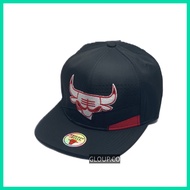 🔥READY STOCK🔥 CHICAGO BULLS MITCHELL AND NESS SNAPBACK FLAT BRIM CAP