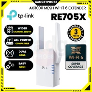 TP-Link RE705X AX3000 WiFi 6 Dual Band and Range Extender Repeater OneMesh Access Point WiFi Extende