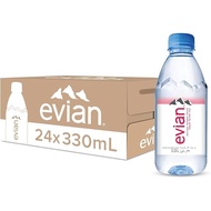 BEV 0137 Evian Mineral Water 24 x 330ML