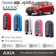 Awesome2u Perodua Axia Car Key Cover Case Key Fob Case TPU Chrome Reflection Sarung Kunci se g style