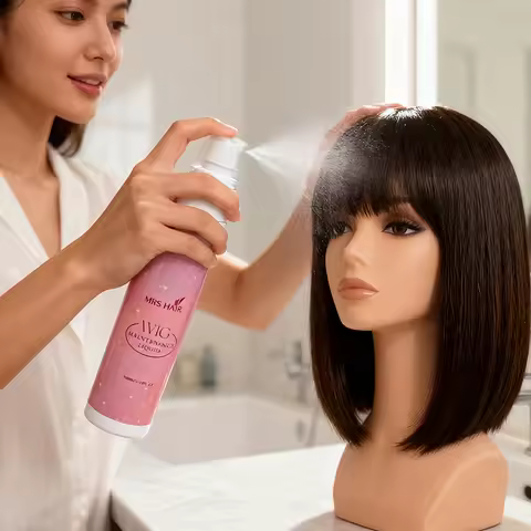 100ml/PC Wig Care Spray Hair System Anti-Frizz Smoothing AntiTangle Protection Synthetic Hair Anti-S