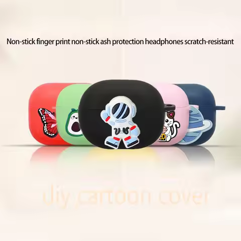 Cartoon For HUAWEI FreeBuds Pro 5 /freebuds pro4 pro3 pro2 Case Funny Dogs/Animal/Flower Silicone Ea