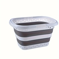 Large-capacity Foldable Portable Dirty Laundry Basket 13-gallon Collapsible Laundry Basket Space-sav