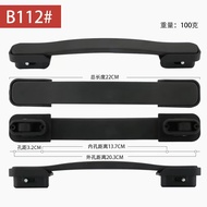 B112 trolley case travel luggage handle travel code pull baggage box handle swivel castor replacemen