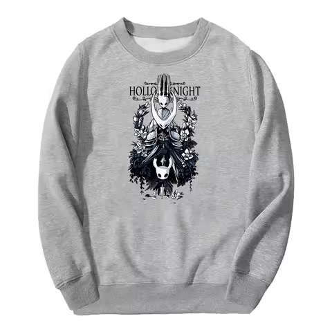 GF Hollow Knight Merch Hot Game Crewneck Long Sleeve Streetwear Women Men Pullover Sweatshirts Haraj