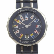 Corum 海軍上將杯腕錶 39.610.30.V50 不鏽鋼 x 槍藍色石英模擬顯示海軍藍錶盤海軍上將女款