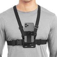 Mobile Phone Chest Strap Mount GoPro Chest Harness Holder for VLOG/POV Chest Mount for Cellphone