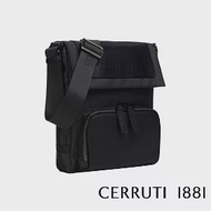 【Cerruti 1881】限量2折 義大利頂級側背包肩背包 全新專櫃展示品(黑色 CEBO06278N)