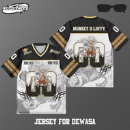 NFL Jersey Dewasa Edisi One Piece Series Laki-laki Perempuan DryFit Full Printing Sublime - ONE PIEC