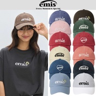 [emis] 25FW NEW LOGO CORDUROY EMIS CAP / LETTERING LOGO WHITE STITCH BALL CAP / LETTERING LOGO BALL 