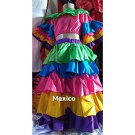 mexico/argentina girl united nation costume no headress
