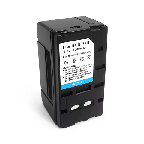 Camera Battery 6V /4000mAh for Sony NP-33 NP-55 NP-66H NP-66 NP-68 NP-98 NP-77 +Charger Rechargeable