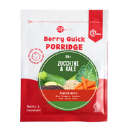 SG Homemade Berry Quick Porridge Zucchini & Kale