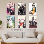 Waifu Spy Classroom Anime Photo Room Decoration 20X30 | Printify Official| Waifu Spy Kyoushitsu Wall