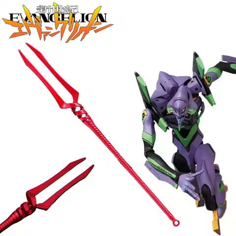 Evangelion Spear of Longinus Anime EVA Toys Prop Model 22cm Action Figures Weapon Model Gifts Keycha