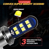 SMARTSIMPLE Motorcycle 12V 12 SMD HeadLight Bulbs H4 BA20D PX15D LED Hi Lo H6 BA20D Head Light Lamp 