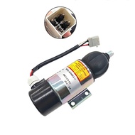 OE52318 Fuel Shut-off Valve, Engine Shutdown Switch Solenoid Valve for Volvo D6D/D6E Perkins Engine 