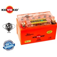 Koyoko Motor Battery With Sirim YTZ10S (BTZ10S) 12V8.6AH Motocycle Batteries Nanogel Battery G2