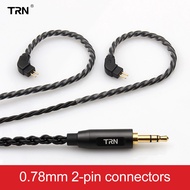 TRN A3 Tai Nghe Thay Thế Cáp 6 Lõi Đồng Nâng Cấp Earbuds Tai Nghe Dây Dòng Âm Thanh Với MMCX/2Pin 0.