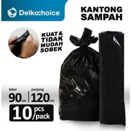 Plastic Trash Bag 90 cm x 120 cm Black Thick / Trash Bag 90cm x 120cm