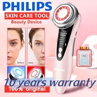 【READY STOCK】*Philips Mini Portable Photon Rejuvenation Beauty Machine Red and Blue Facial Massager Facial Lifting Cleansing Beauty Instrument
