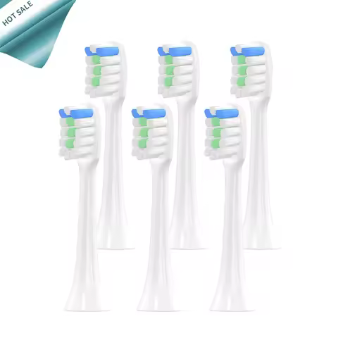 6 pcs SOOCAS X3 X1 X5 Replacement Toothbrush heads for Xiaomi Mijia SOOCARE X1 X3 sonic electric too