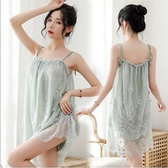 Modernform P0755 (C81#) Sexy Lingerine Plus Size Adjustable Straps Lace Sling Night Dress