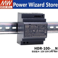 MEAN WELL  HDR-100-12N 7.5A HDR-100-15N 6.5A  HDR-100-24N 4.2A  HDR-100-48N 2.1A  85~100W  MEAN WELL